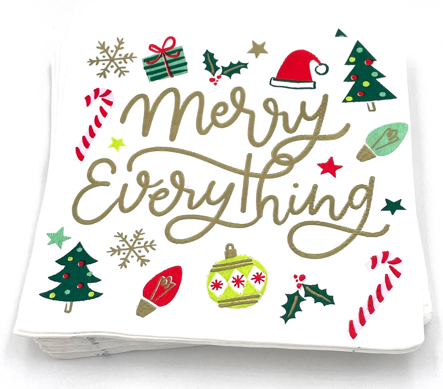 Merry Everything - Christmas Cocktail Napkins