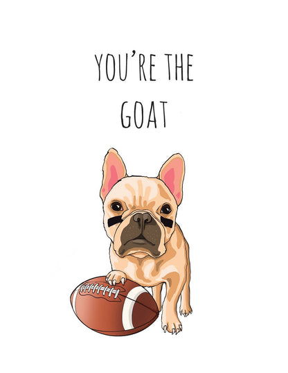 GOAT Football Frenchie Card