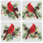 Cardinal Coaster (4 pc. set)