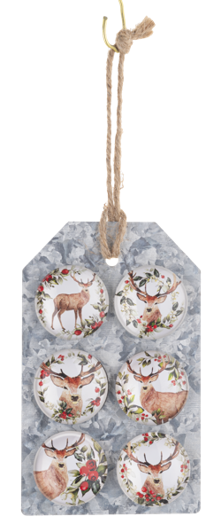 Holiday Stag Magnet (6 pc. set)