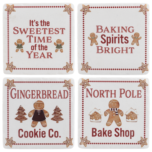 Gingerbread Coaster (*4 Styles*)