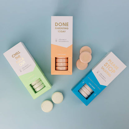 Please Stop Talking Shower Steamers - Blackberry Vanilla Musk - Set of 8 Tabs