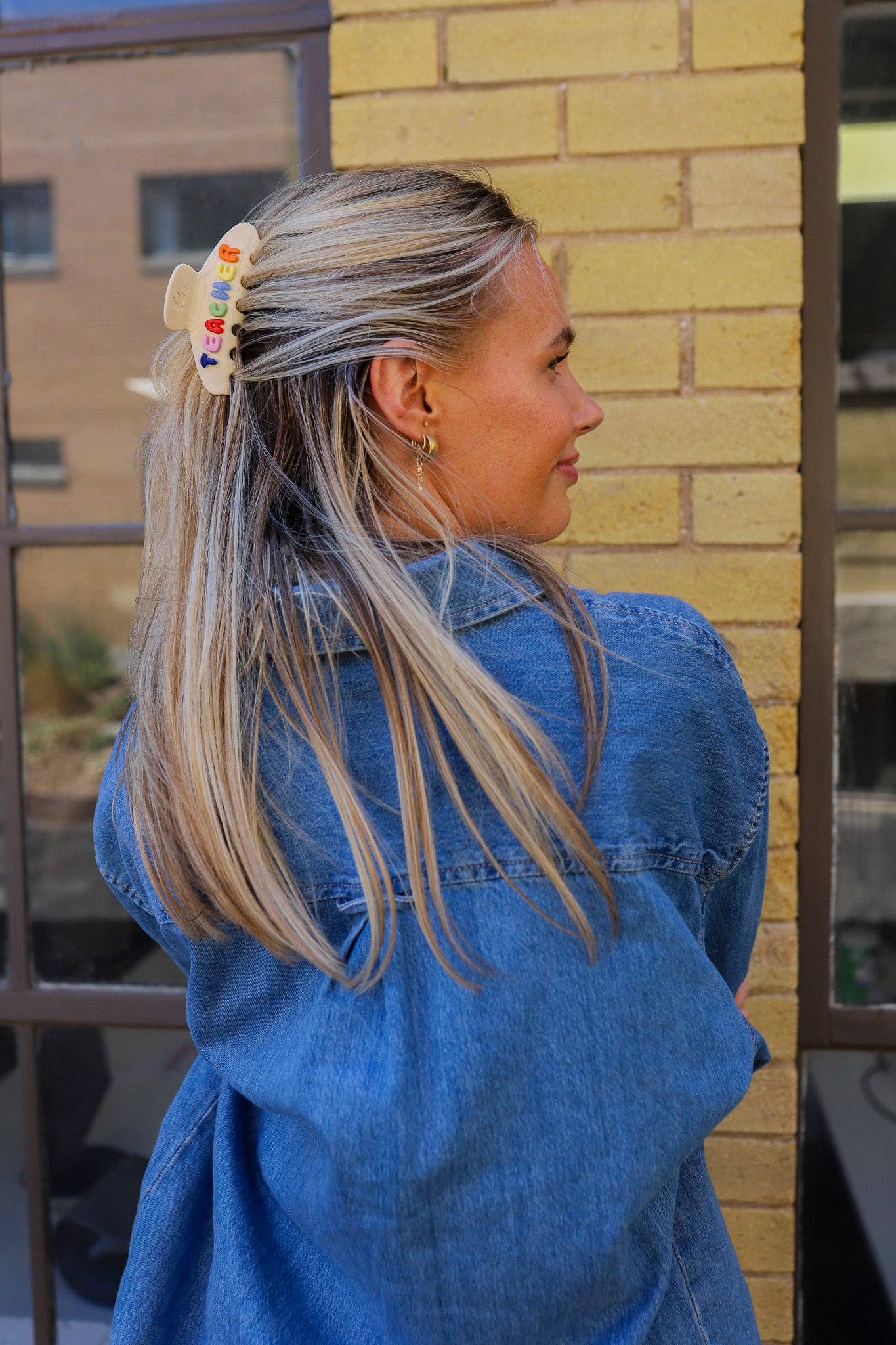 Teacher Claw Hair Clip