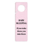 Baby Sleeping Acrylic Door Hanger Pink by Toss Designs