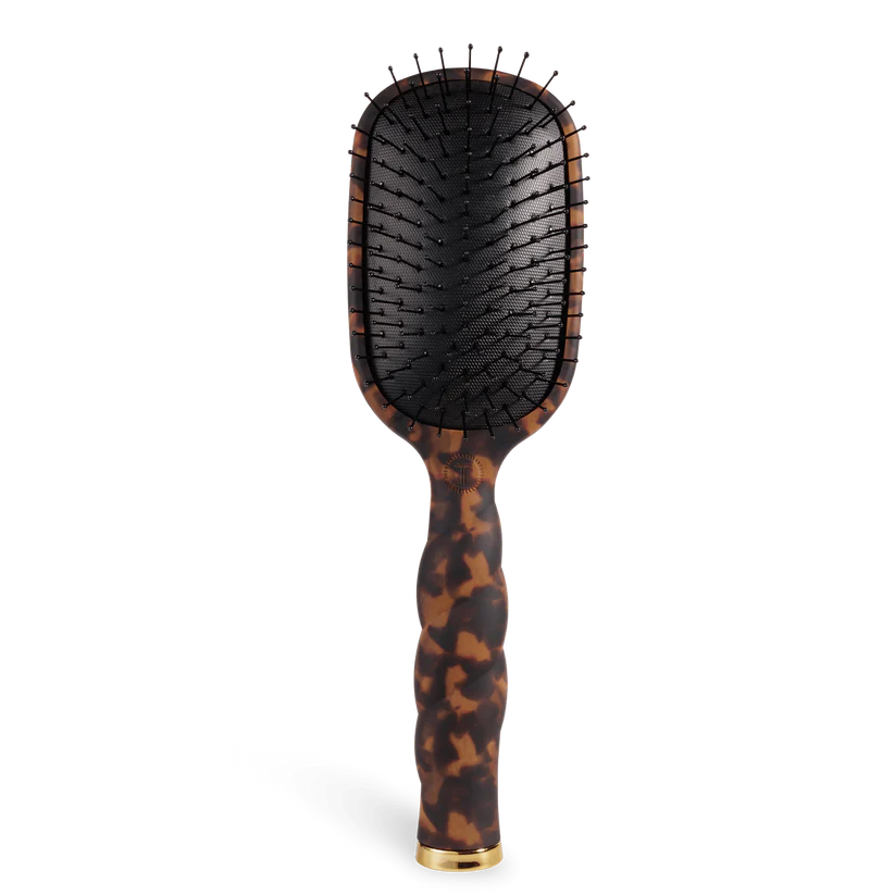 Teleties Detangler Hair Brush for Thick Hair – Tortoise