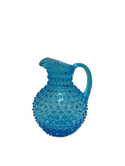 Turquoise 2L Hobnail Pitcher