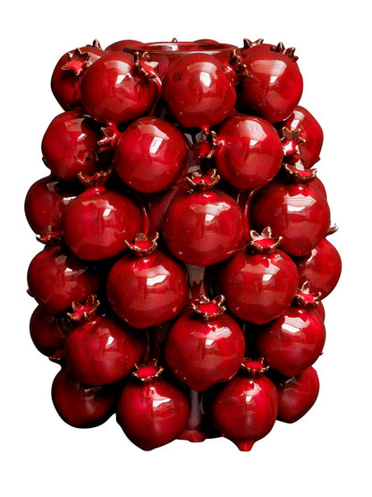 High Vase Farandole of Pomegranates