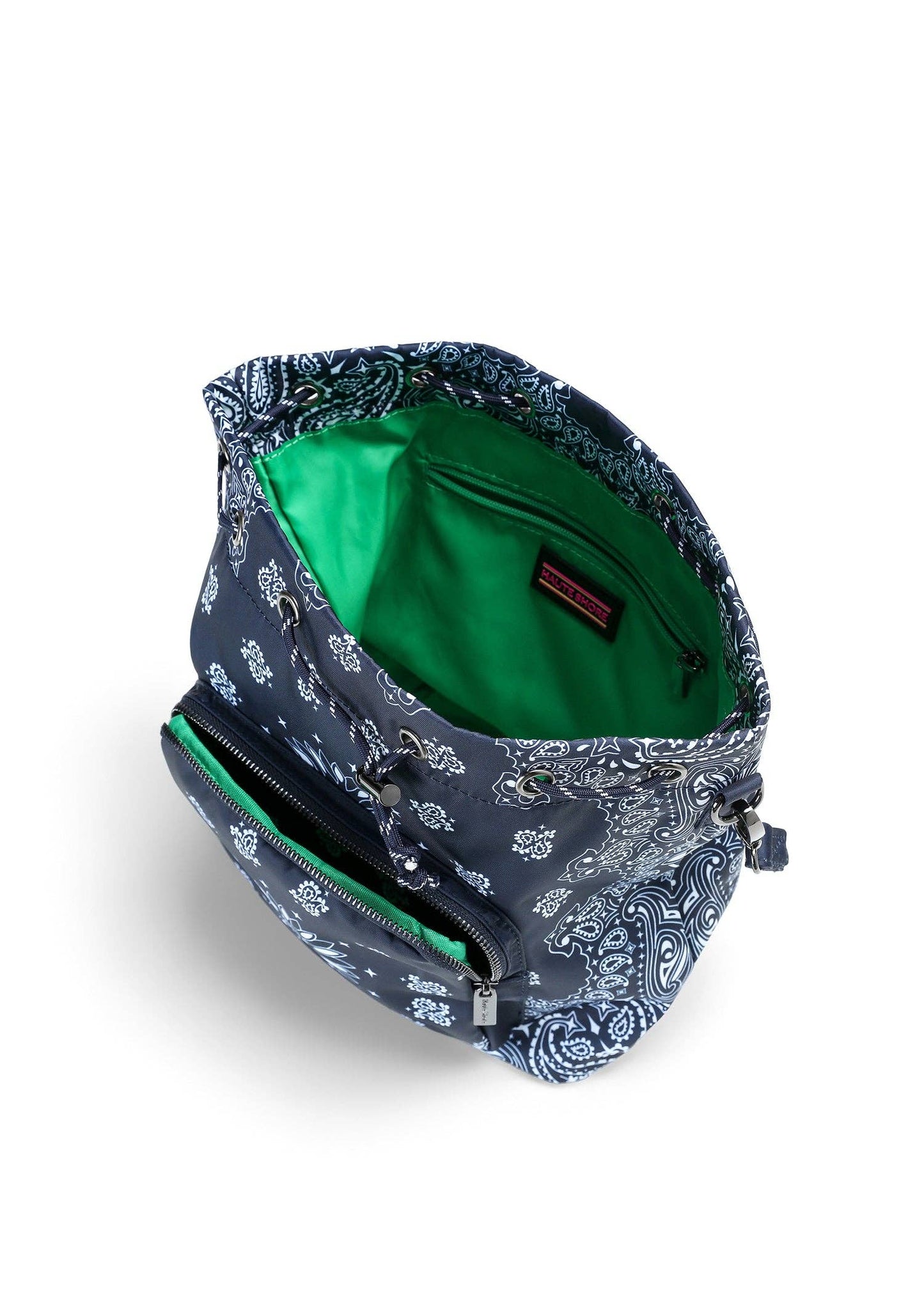 Harley Navy Bandana Print Bucket Bag