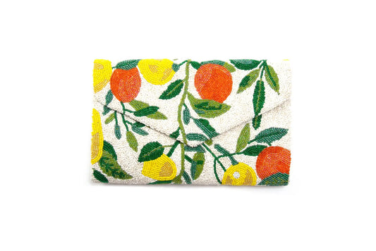 Lemons & Oranges Envelope Clutch
