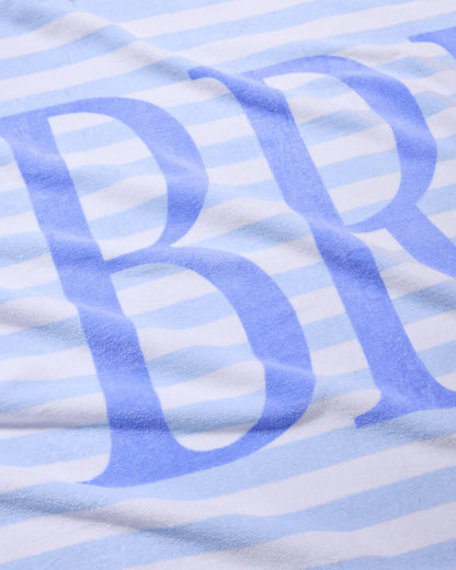 Coastal Bride Striped Beach Towel