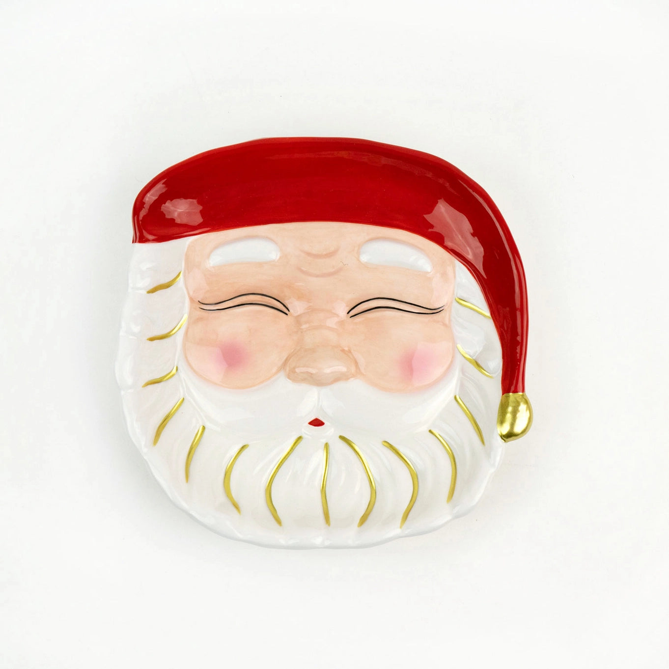 Retro Santa Dessert Plate