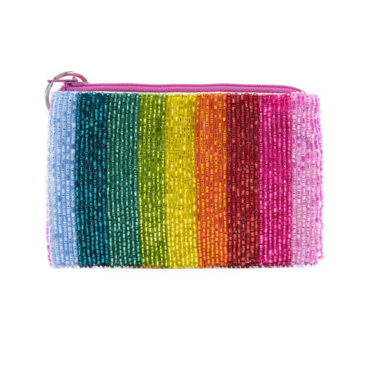 Rainbow Stripes Coin Purse