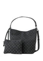 Celine Black Suede Shoulder Bag