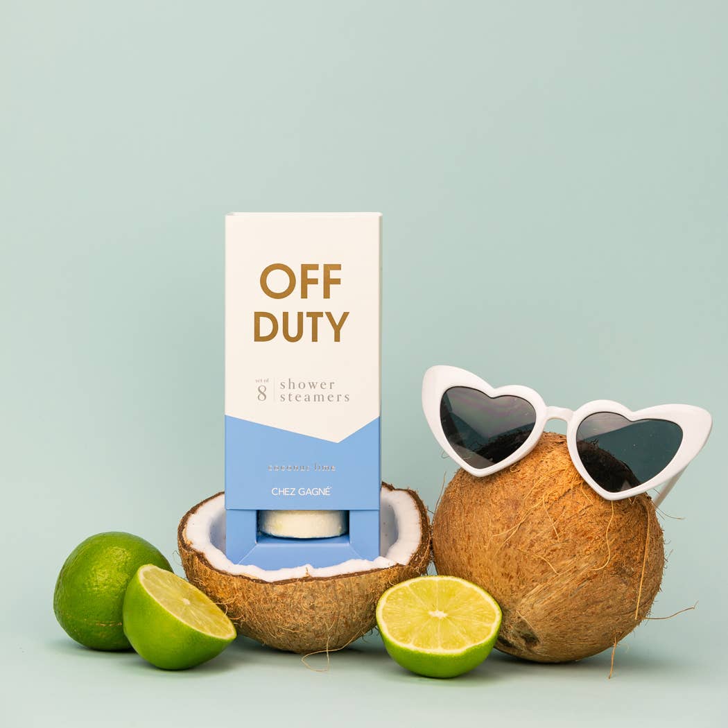 Off Duty - Shower Steamers - Coconut Lime - Set of 8 Tabs