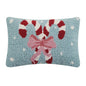 Holiday Candy Canes Pillow
