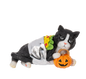Cat Figurine in Halloween Food Costume
