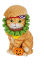Cat Figurine in Halloween Food Costume