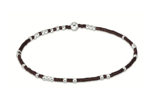 Hope Unwritten Sterling Bracelet - Chocolate