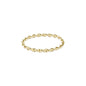 Classic Gold Twisted Thin Band Ring - Size 7