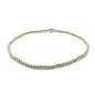 2mm Gold Filled Waterproof Karma bracelet (with single 4mm)