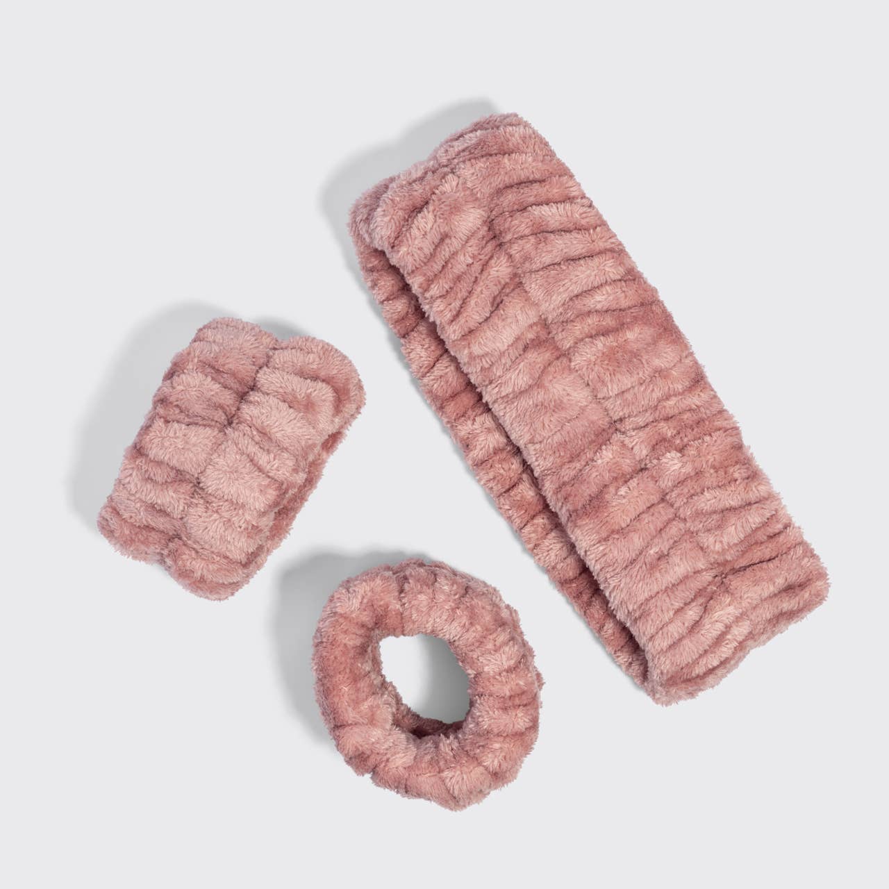 Spa Headband and Wristlets 3pc Set - Terracotta