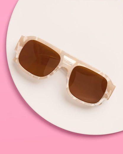 Bride Pearlized Aviator Sunglasses