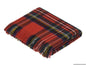 Tartan Plaid Merino Lambswool Throw Blankets, Made in UK