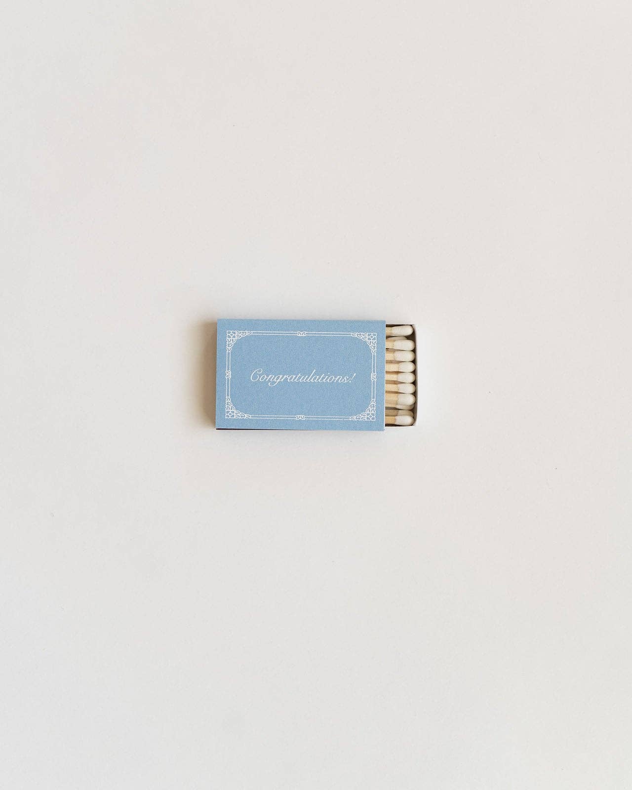 Just Married Matchbox (French Blue)