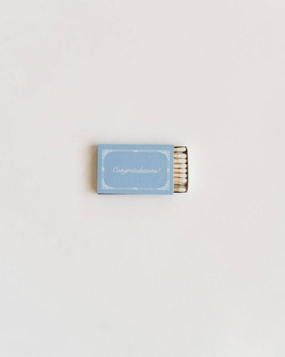Just Married Matchbox (French Blue)