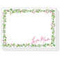 'Love,  Mom' Handpainted Flower Boarder Mini Slab Pad