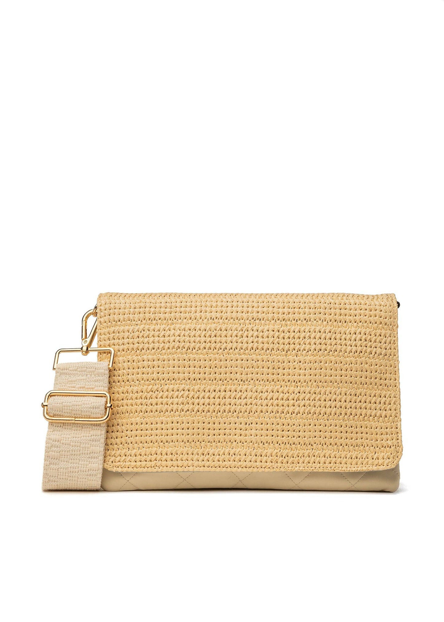 Lexi Drift Raffia Crossbody