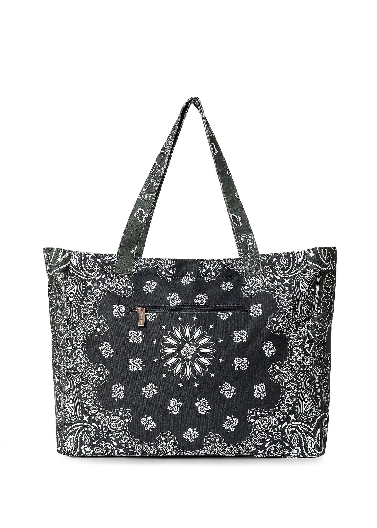 Bailey Black/Army Bandana Tote