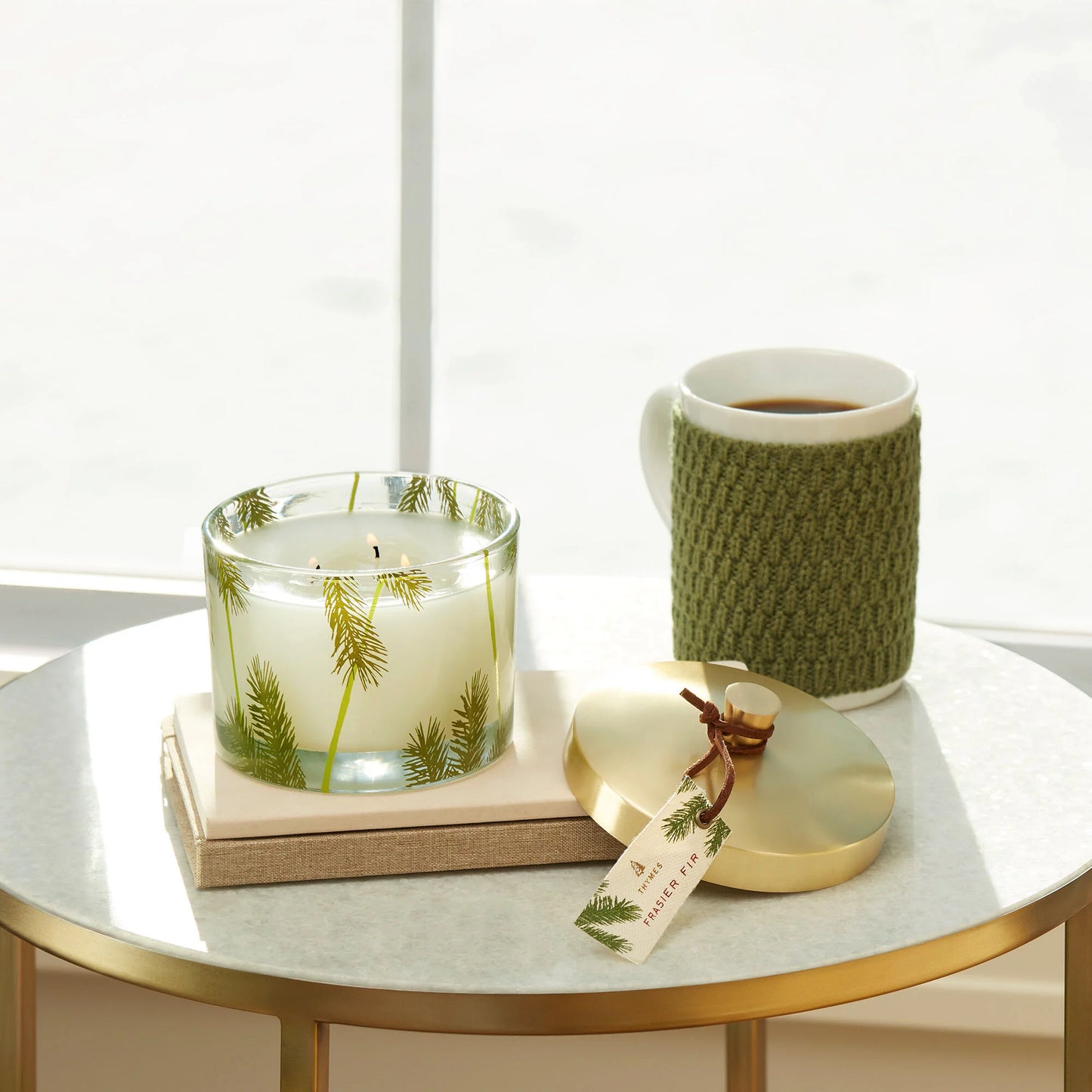 Frasier Fir Poured Candle, Pine Needle 3-Wick