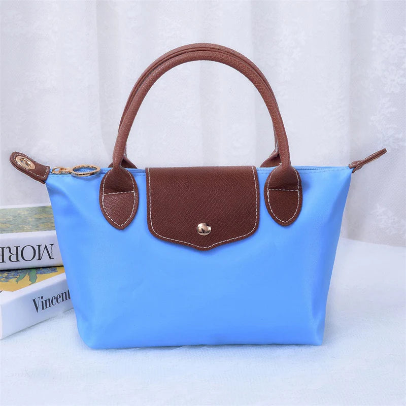 Britney Nylon Double Handle Mini Crossbody Bag