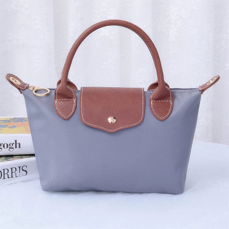 Britney Nylon Double Handle Mini Crossbody Bag