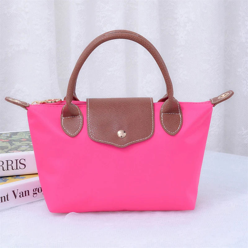 Britney Nylon Double Handle Mini Crossbody Bag