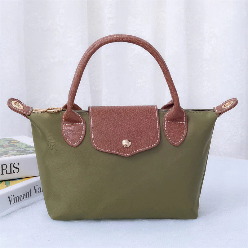 Britney Nylon Double Handle Mini Crossbody Bag