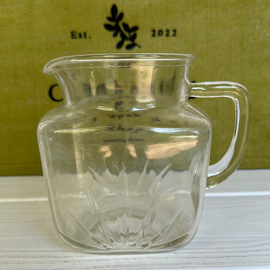 Vintage Federal Pressed Glass Star Bottom