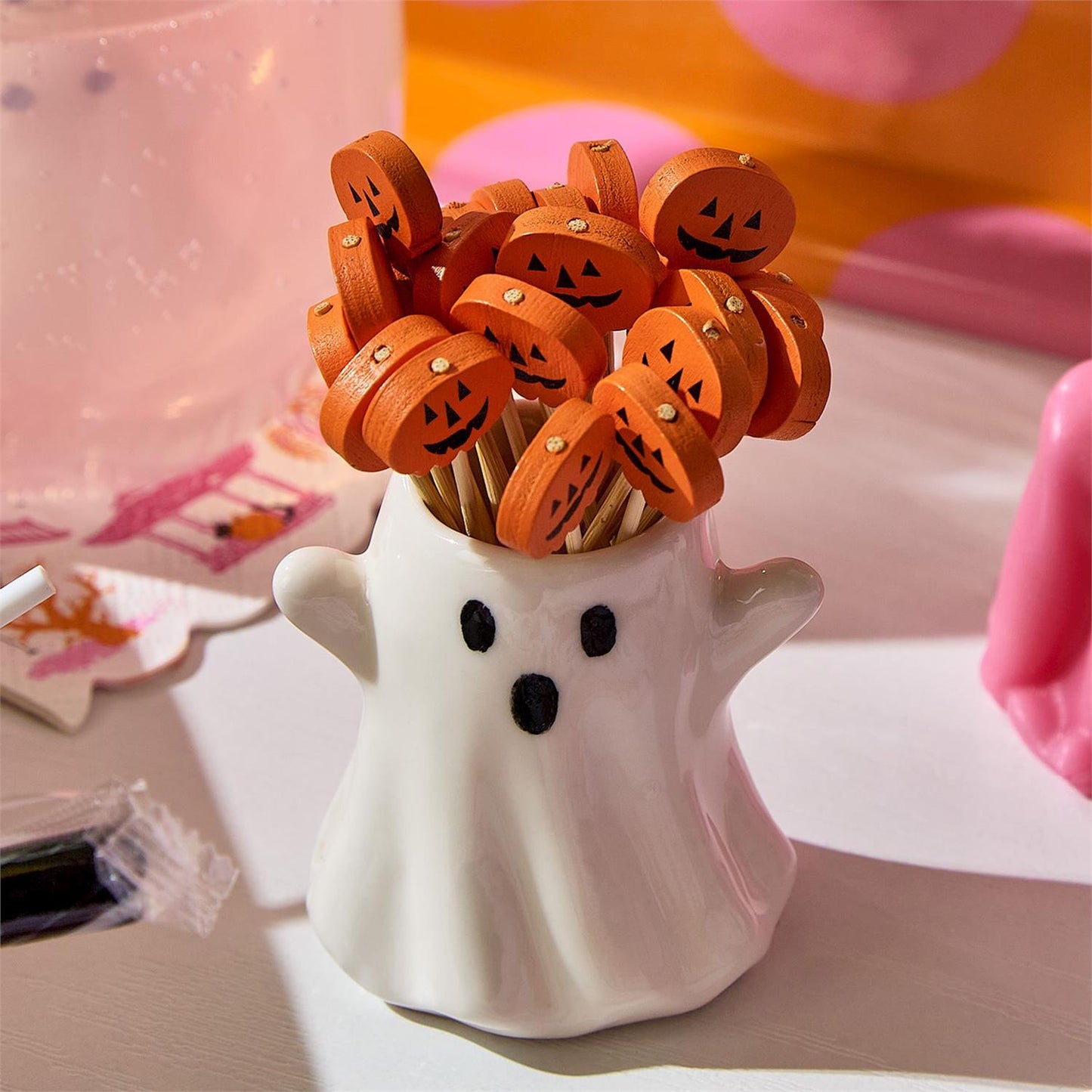 Ghost Pick Holder with 20 Picks