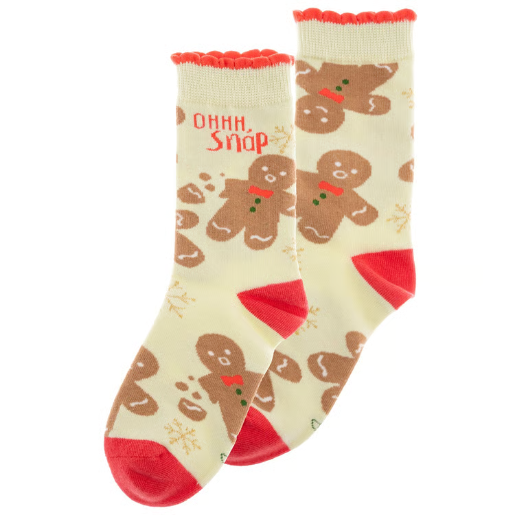 Gingerbread Holiday Sock
