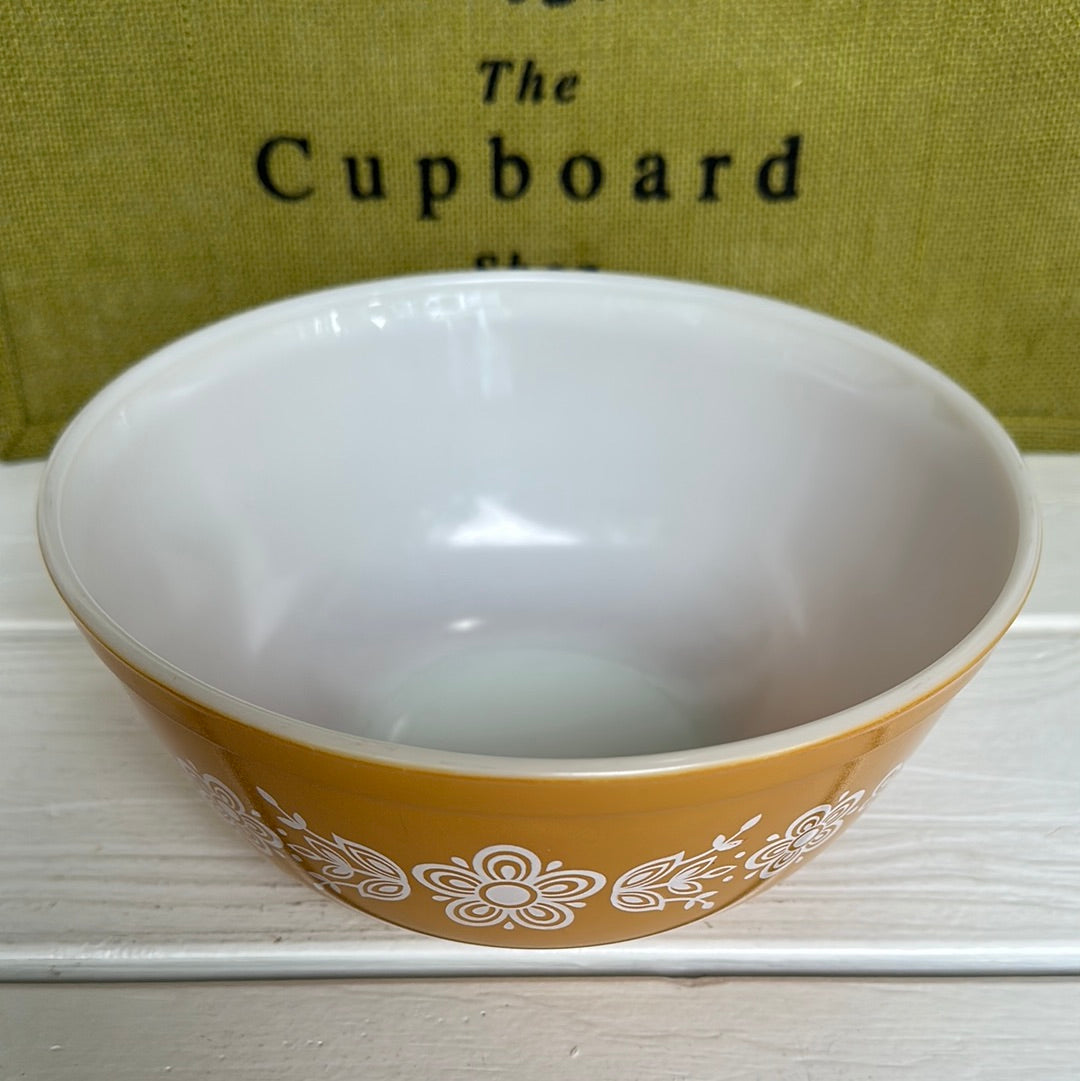 Vintage Pyrex 403 Butterfly Gold Corning Mixing Batter Bowl