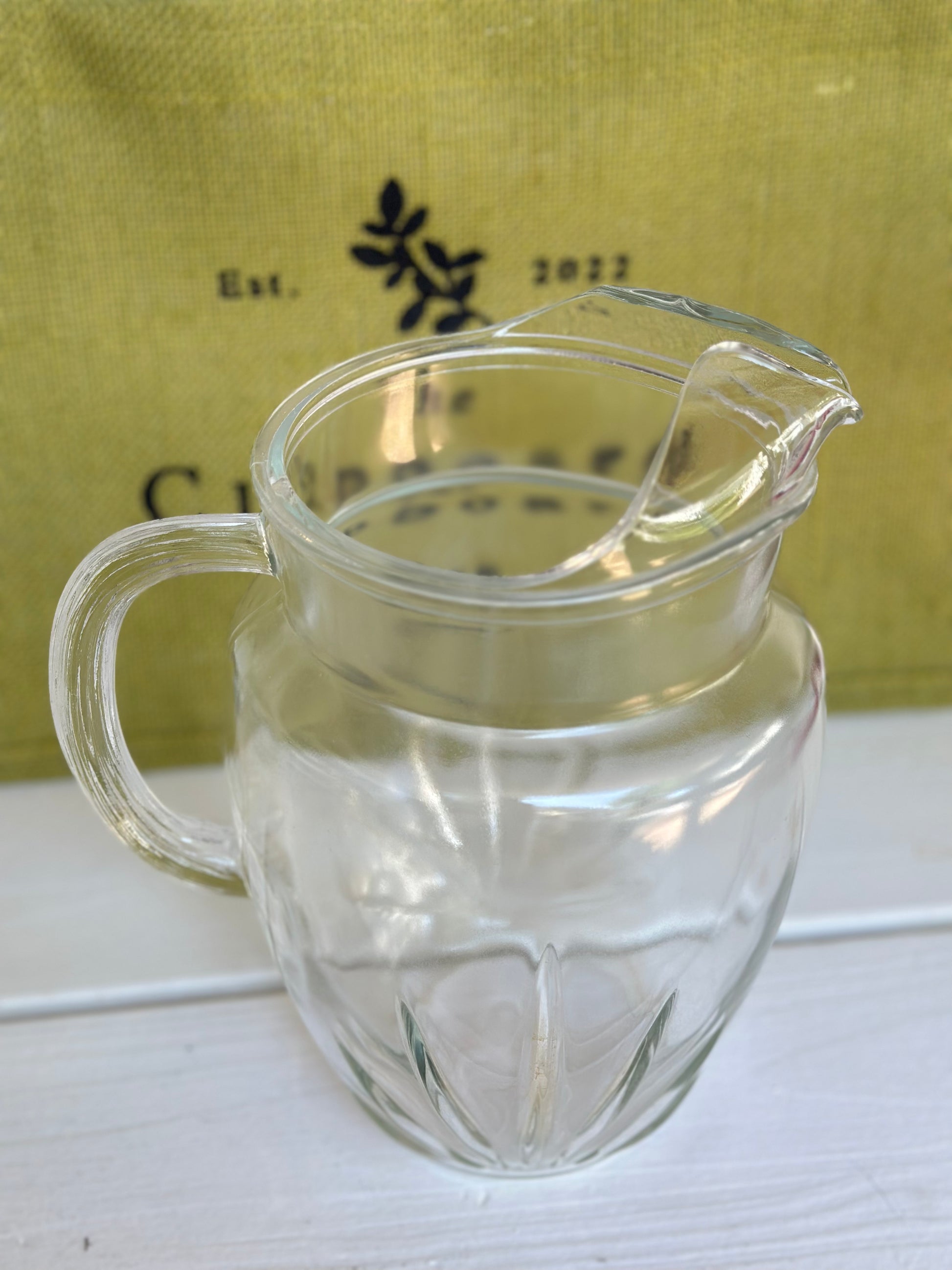Vintage Anchor Hocking Oyster & Pearls 4.5 Small Clear Glass