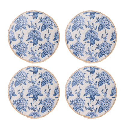 Round Hydrangea Placemat