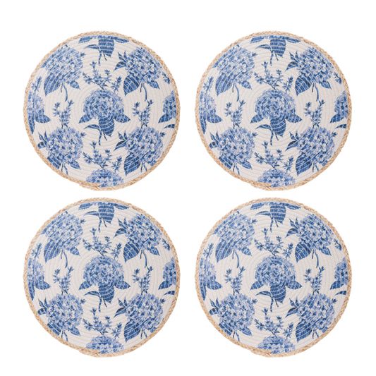 Round Hydrangea Placemat