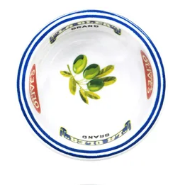 Vintage Olive Mini  Melamine Dipping Bowl