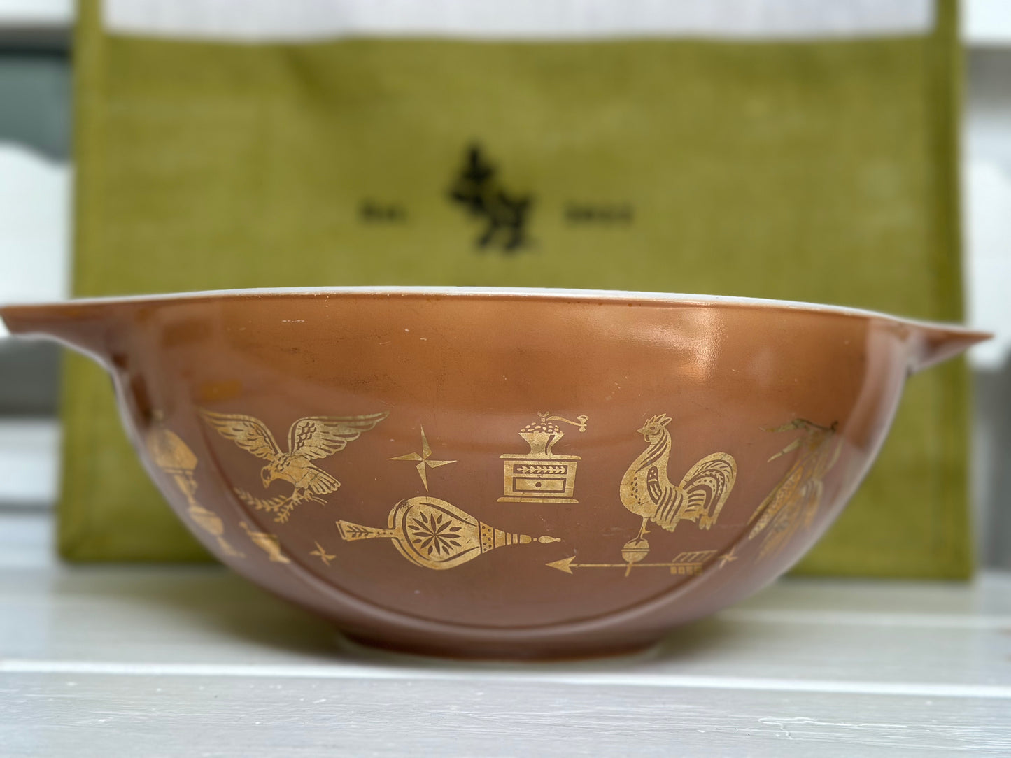 Vintage Pyrex 444 Early American Cinderella Bowl