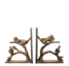 Antiqued Gold Bird on Branch Bookend (1 pair)