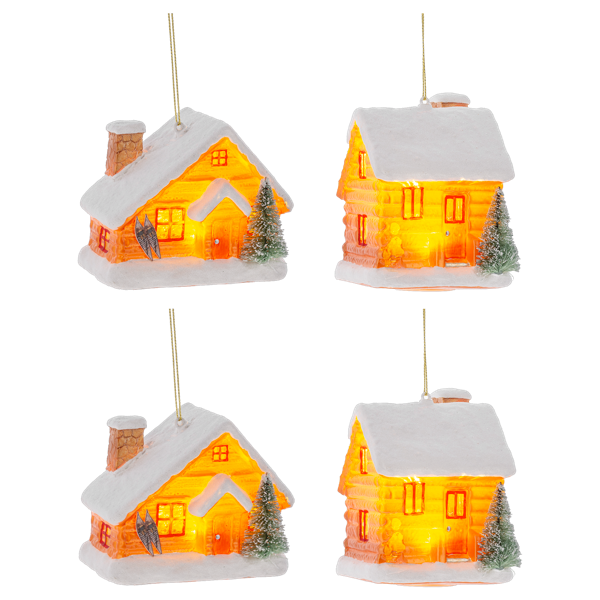 LED Light Up Cabin Ornament (*Two Styles*)