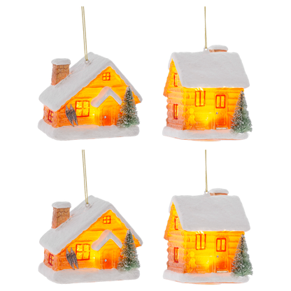 LED Light Up Cabin Ornament (*Two Styles*)