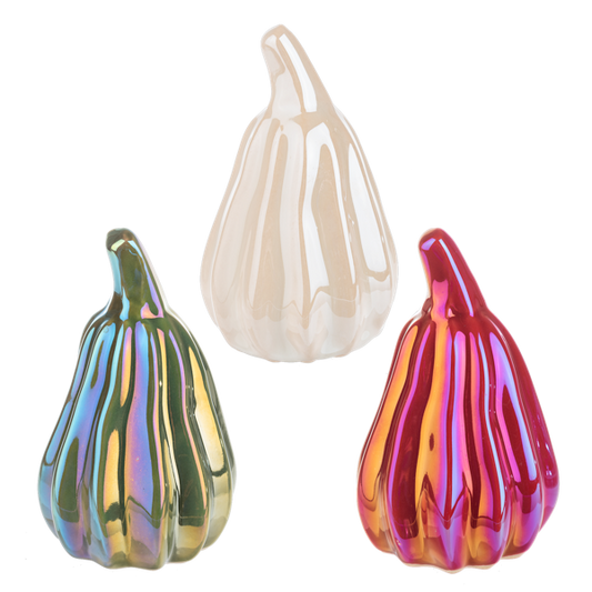 Iridescent Gourds Figurine